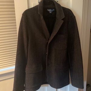 Ralph Lauren Polo Charcoal Heavy Wool Blazer
